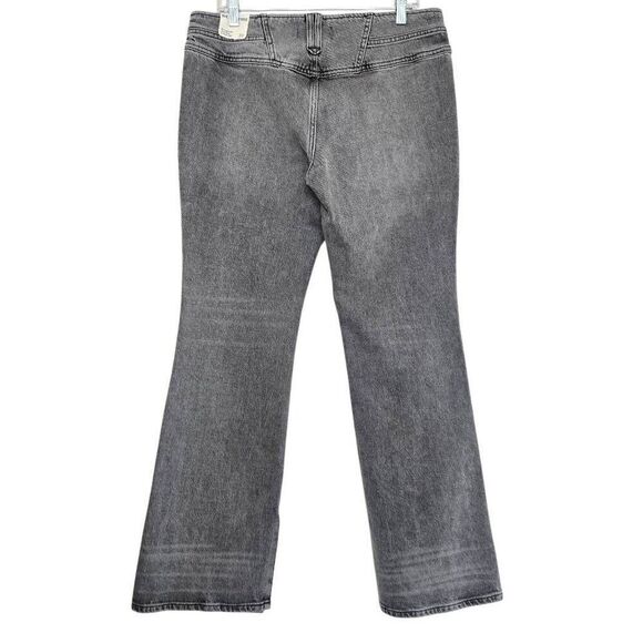 Free People Stillwater Low Rise Slim Flare Jeans Gray Size 30 - Picture 8 of 12